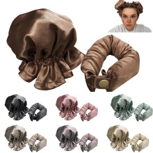 Heatless Curling Set Hair rollers for Heatless Curls Heatless brown