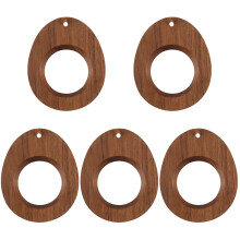 Juego de 5 soportes para tazas con forma de embudo, soporte para café doméstico, tazas de espresso de madera con filtro
