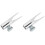 2pcs Metal Shapener Small Manual Sharpener Portable Alloy Sharpener Students Hand Sharpener 1