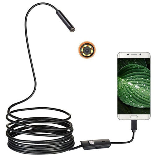 USB Endoscope Camera, Waterproof HD Pipe Inspection Camera