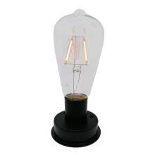 1 ampoule LED solaire à filament de tungstène 2800K veilleuse (8,5 cm)