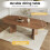 Walnut  Extendable Table for 6-8, Rounded Corners 5