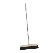 Carpet Sweeper Broom with Soft Brush and Floor Squeegee for Bathroom Kitchen Balcony Cleaning