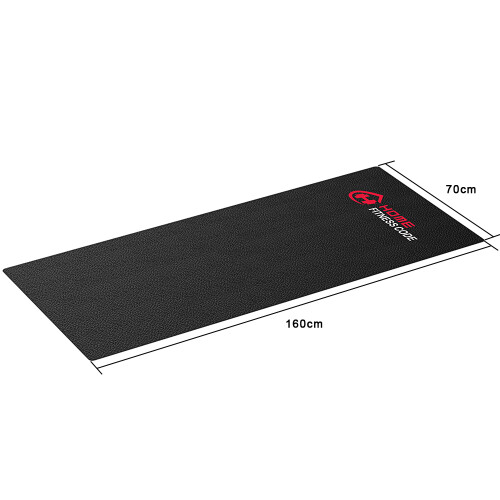 Fitness Bodenschutzmatte Schwarz 150x70cm 1