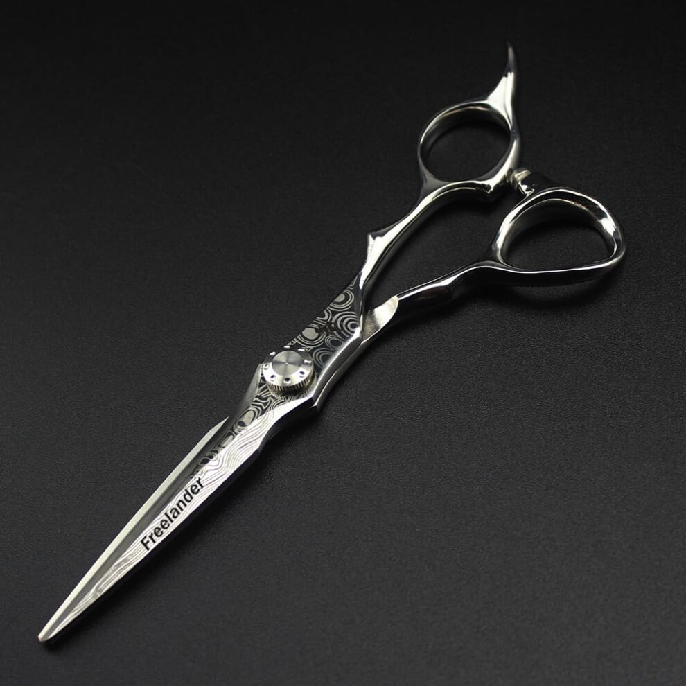 6.0 Inch DoubleEdged Hair Cutting Scissors 440C Stainless Steel Professional Hairdressing Shears