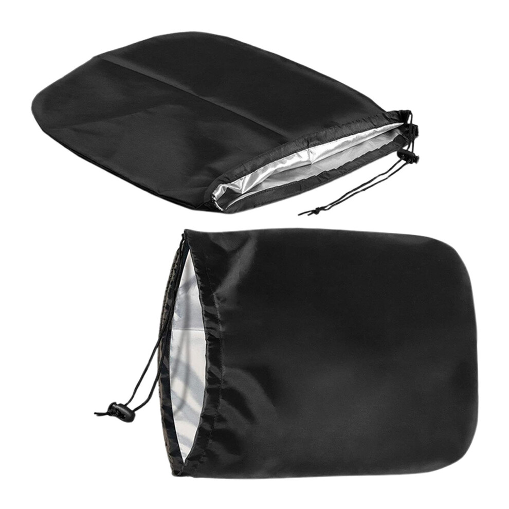 Side Mirror Covers With Frost Protector, 2 Pack Rearview Mirror Covers For Cars And Minivans 9044945216745