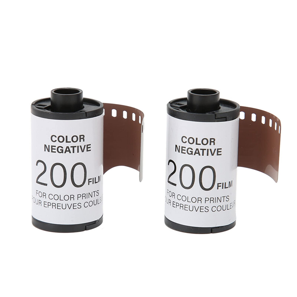 2 Pack 35Mm Color Negative Film Iso200, Saturation Wide Exposure Roll For Photography 9044945216844