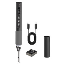 96W Power Soldering Iron Adjustable Temperature 100C450C for Electronics