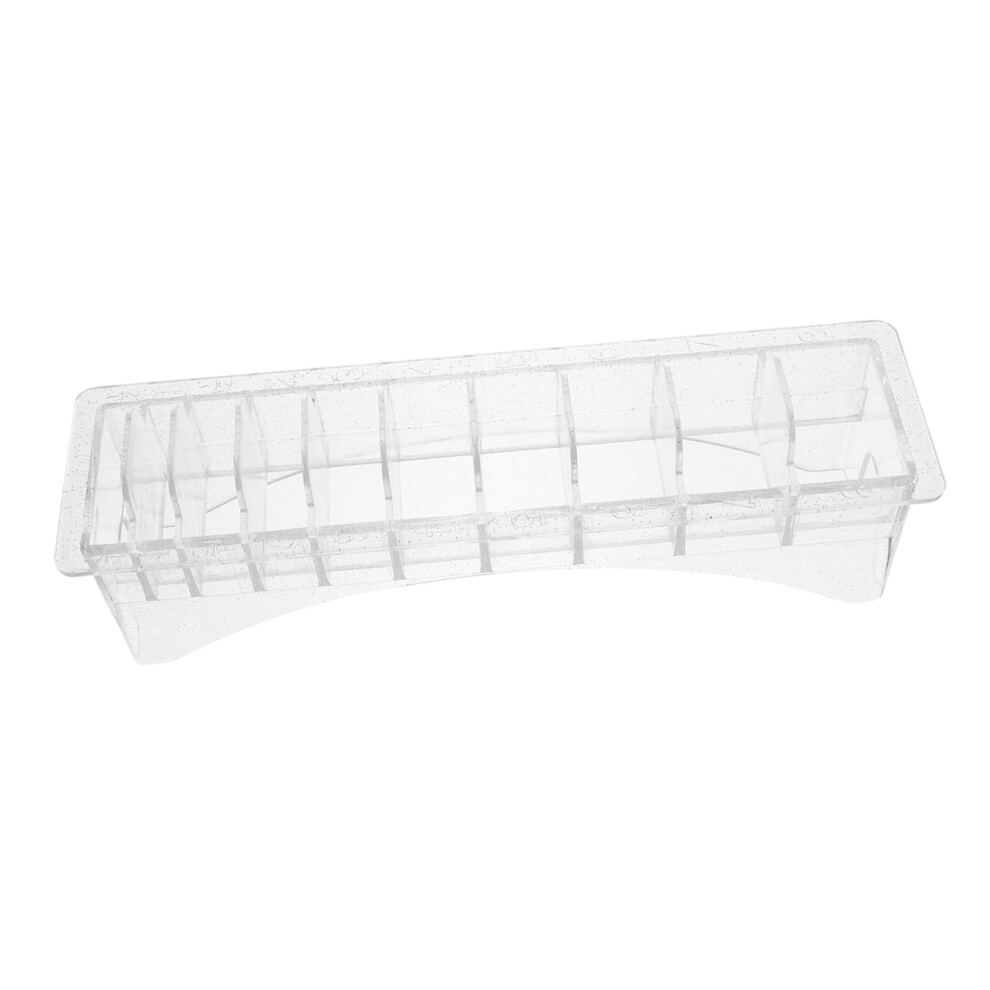10 Slot Clipper Guard Organizer with Secure Slot Design for Barber Comb Storage