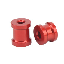 Set di distanziatori per telaio di barre di torsione in lega di alluminio per auto RC 1/7 1/8, rosso