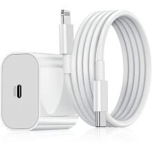 Compatible with iPhone Fast Charger USB-C 20W Power Adapter with 1m Cable (NT) 1-Pack compatible with iPhone 1-Pack 1-Pack compatible with iPhone