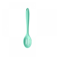 Silicone Slotted Spoons 10.6", Heat Resistant, Nonstick Mixing & Basting Spoon, Multicolor, for Mixing, Baking, Serving