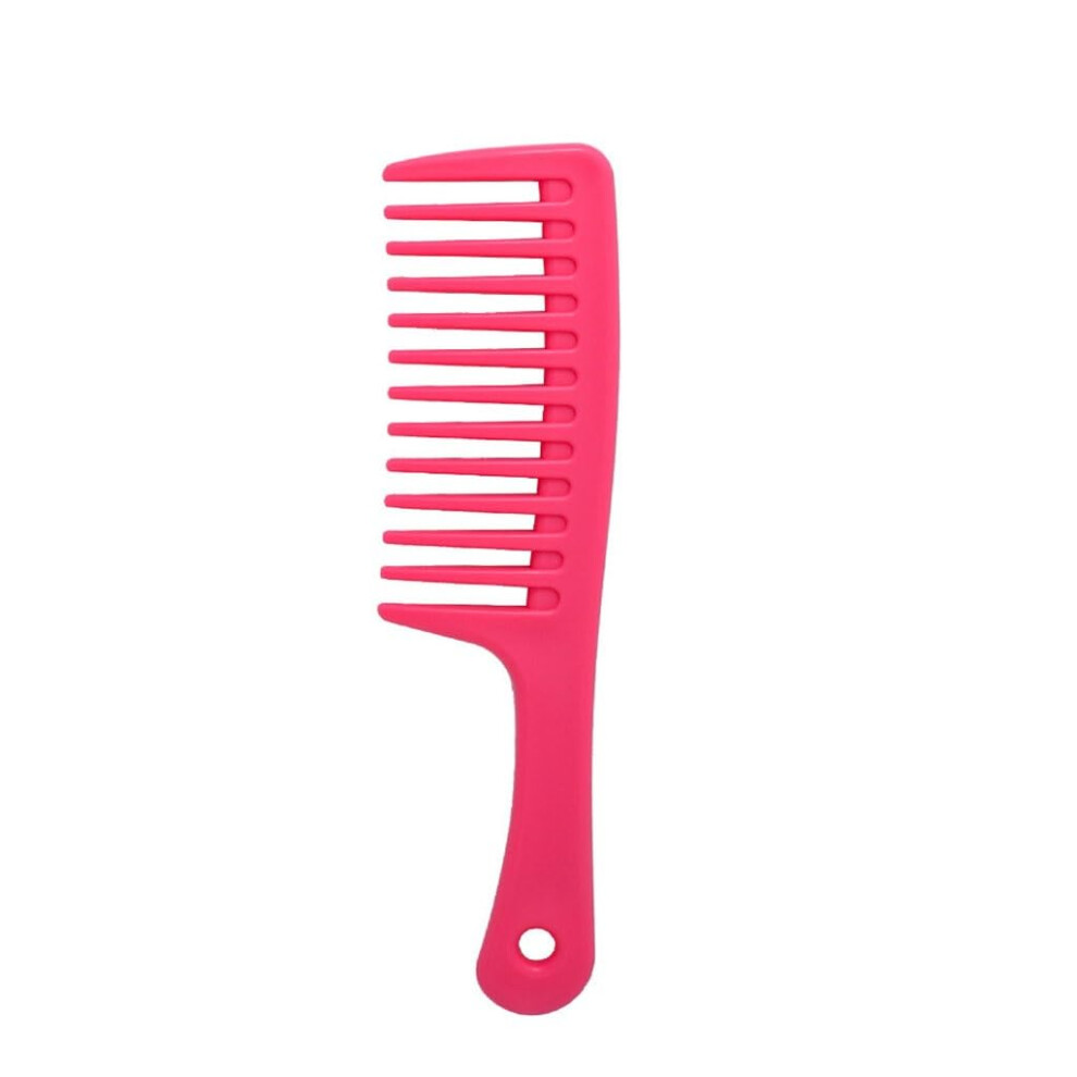 Wide Tooth Detangling Hair Comb for All Hair Types with Ergonomic Grip for Wet and Dry Hair