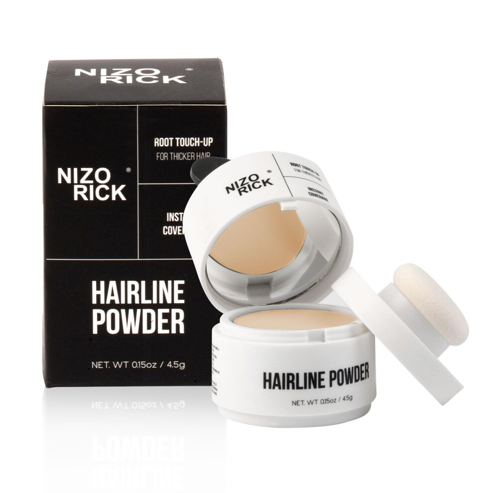 Light/Yellow Root Touch Up Powder Waterproof Long Lasting Hairline Concealer For Thinning Hair