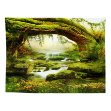 Nyári akciós termékek, otthoni ajánlatok! Zeceouar tájkép, művészet, kalikó gobelin, hálószoba dekoráció, fali dísz, 51x59 hüvelyk