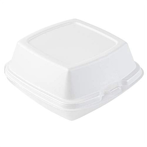 6x6 κουτιά πακέτου Clamshell (50 τεμάχια) δοχεία αφρού φαγητού από το Stock Your Home 1