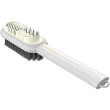 Suede Shoe Brush with Rubber Eraser and Soft Bristles for Nubuck Cleaning and Stain Removal