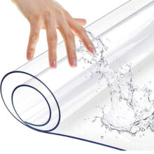 PVC Chair Mat Carpet Protector 1.5mm Clear Plastic Waterproof Floor Runner for Office, Hallway, Kitchen, Dining Room
