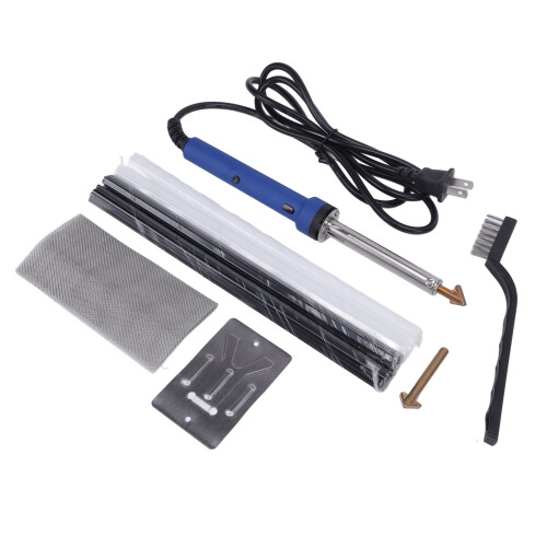Adjustable Temperature Welder Tool with Safety Design, Plastic Welding Kit for Car Bumper Dashboards, Includes Interchangeable Tips Wide Application 2