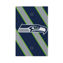 Painéal Lasctha Fráma Rómhánach Leathair Aonair do Shoilse Lasctha Seahawks Painéal Balla Lasc Solais Aonair Dúbailte/Tarraingthe