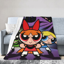 Couverture d'hôtel Powerpuff Girls, couverture anime pour lit, couverture de canapé, couverture polaire ultra douce pour chambre et salon, 152 x