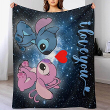 Niedliche Anime-Decken für Mädchen und Jungen – Ultraweiche, leichte Flanell-Decke, 102 x 127 cm, für alle Jahreszeiten, Zimmerdekoration,