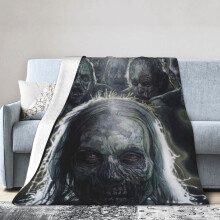 The Walking Dead Hoteldecke, Anime-Decke für Bett, Sofadecke, ultraweiche Fleecedecke für Schlaf- und Wohnzimmer, 152 x 127 cm