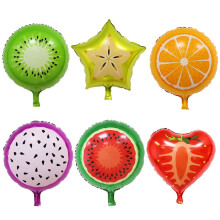 18 ballons en aluminium en forme de fruits pour décoration de mariage, d'anniversaire ou de fête