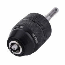 2-13 mm Schnellspannbohrfutter mit SDS-Plus-Adapter, Hochleistungs-Schlagbohrfutter-Konverter 1/2-20UNF, Schnellwechseladapter-Umrüstwerkzeug