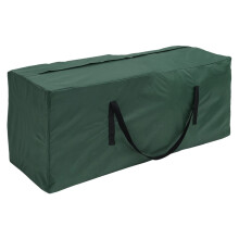 Sac de rangement pour coussin d'extérieur vert GHOJET 45 x 18 x 20 pouces, résistant et imperméable