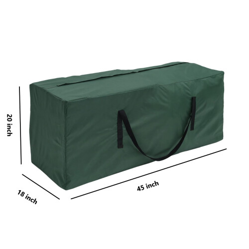 Bolsa para guardar almofadas externas GHOJET, verde, 45x18x20 polegadas, resistente e impermeável. 1