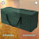 Bolsa para guardar almofadas externas GHOJET, verde, 45x18x20 polegadas, resistente e impermeável. 5