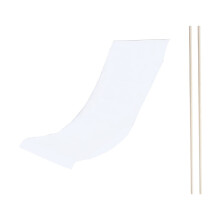 Housse de rechange pour chaise longue de plage décontractée et simple, idéale pour terrasse et jardin.