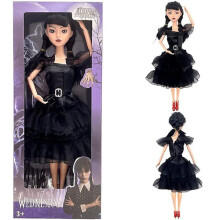 Wednesday Addams Plüschpuppen, bewegliche Wednesday Addams Puppen für Kinder