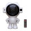 DERCLIVE Star Projector Space Galaxy Night Light Projector, with Remote Timer and Bluetooth Music, Adjustable Projection Angle, LED Light Bulb, White 4