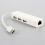 Διανομέας θύρας USB3.1 τύπου C USB-C3 με προσαρμογέα δικτύου Gigabit Ethernet για Macbook 2
