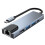 Διανομέας τύπου C σε RJ45USB3.0USB C HUB Διαχωριστής τύπου C σε συμβατό σταθμό σύνδεσης 4K 1