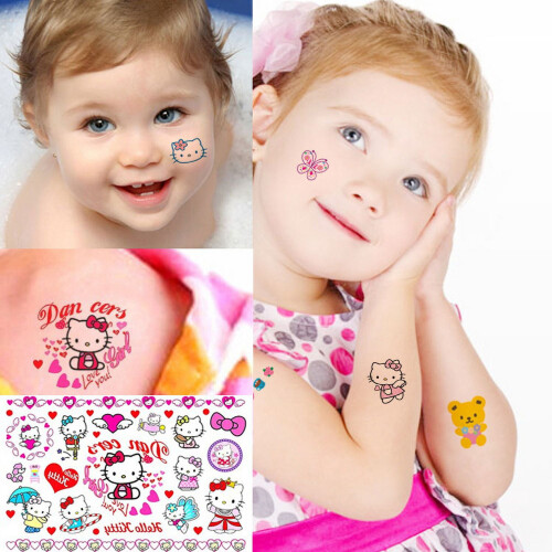 Αυτοκόλλητα τατουάζ Hello Kitty Αυτοκόλλητα μεταφοράς νερού Αυτοκόλλητα ανταμοιβής 2