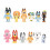 Bluey-Spielfiguren-Set (12 Stück) 1