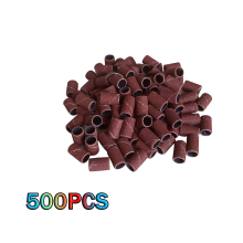 500Pcs 80 120 150 180 240 Sanding Bands Sand Ring Bit Manicure for Pedicure Nail Electric Drill Machine Grinding