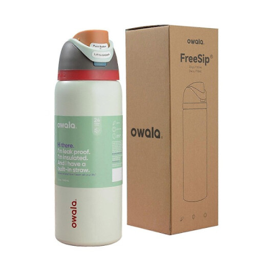 Μεγάλο Θερμός 710 ml υπόλευκου χρώματος για Adventure ανοιχτό πράσινο