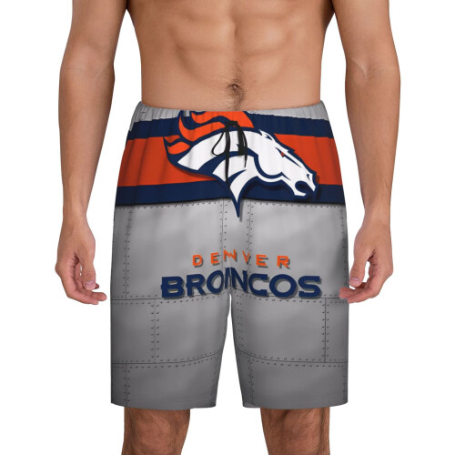 Ανδρικό κοντό παντελόνι πιτζάμας Broncos με αθλητικό λογότυπο ομάδας ποδοσφαίρου