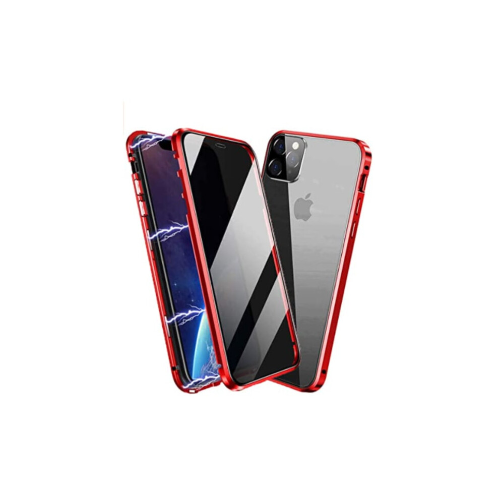 Privacy Protection Metal Case For Compatible With Iphone 11Pro Red 9499224585232