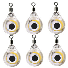 Night Fishing LED Light Set 6pcs Waterproof Portable Fish Eye Design for Saltwater and Freshwater