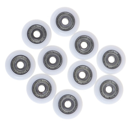10pcs sliding shower roller wheels plastic door replacement 2