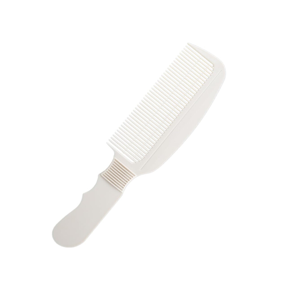 Unisex White Hair Styling Comb With Fine Teeth For Precise Control, Durable Barber Comb For Salon And Home