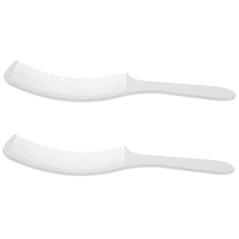Unisex 2Pcs Professional Barber Comb Fine Teeth For Precision Hair Sectioning Salon And Home