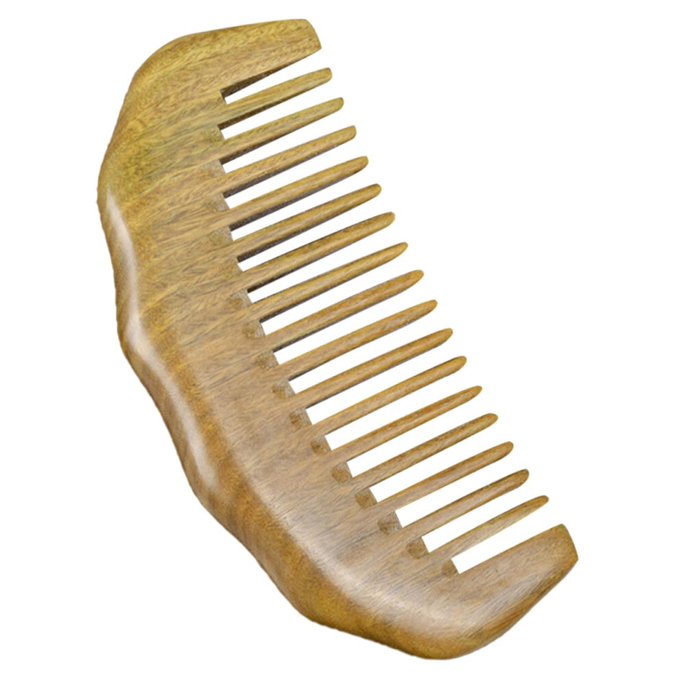 Unisex Sandalwood Hair Comb For Effortless Detangling And Gentle Scalp Massage, Comfort Grip Styling
