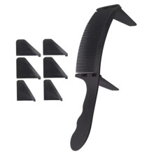 Curved Hair Cutting Comb for Men with Ergonomic Design and Precise Control for Home or Barber Use