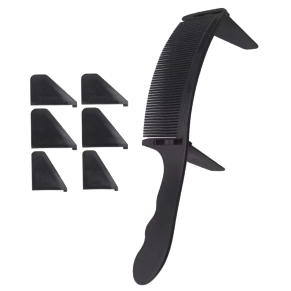 Curved Hair Cutting Comb for Men with Ergonomic Design and Precise Control for Home or Barber Use